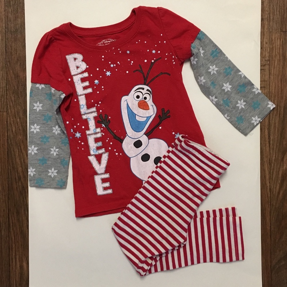 3T Disney Frozen shirt & Circo legging bundle